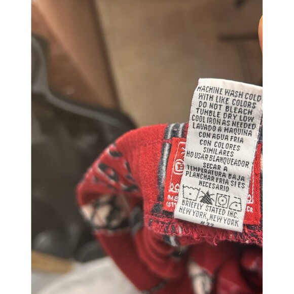A Christmas Story Men Sleep Pants Pajama Bottoms Red You'll Shoot Your Eye Out M - Picture 8 of 8